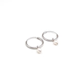 Filia Perlen Hoops Ohrringe