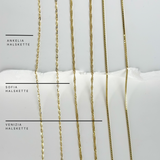 Initialen Buchstaben Anhänger / Kette • 8k Echtgold