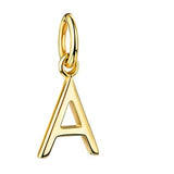 Initialen Buchstaben Anhänger / Kette • 8k Echtgold