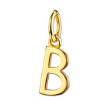 Initialen Buchstaben Anhänger / Kette • 8k Echtgold