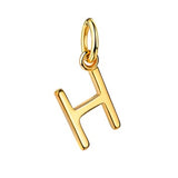 Initialen Buchstaben Anhänger / Kette • 8k Echtgold