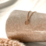 Initialen Kette Buchstabe Roségold
