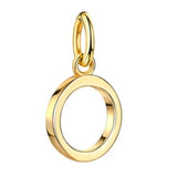 Initialen Buchstaben Anhänger / Kette • 8k Echtgold