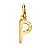 Initialen Buchstaben Anhänger / Kette • 8k Echtgold