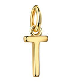 Initialen Buchstaben Anhänger / Kette • 8k Echtgold