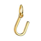 Initialen Buchstaben Anhänger / Kette • 8k Echtgold