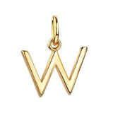 Initialen Buchstaben Anhänger / Kette • 8k Echtgold