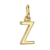 Initialen Buchstaben Anhänger / Kette • 8k Echtgold