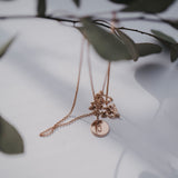 Love Set Initialen & Herz Roségold