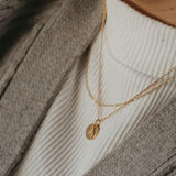 Initialen Kette Buchstabe Gold