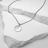 Initialen Kette Buchstabe Silber