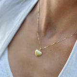 Love Herz Kette • 8k Echtgold