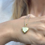 Love Herz Kette • 8k Echtgold