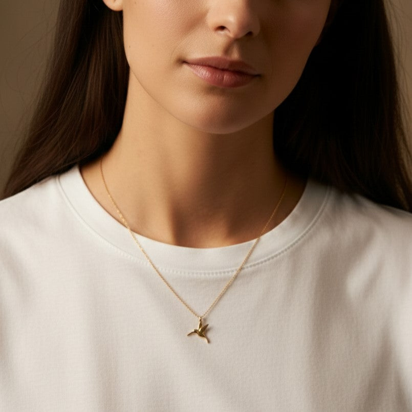 Tragebild Kolibri Halskette