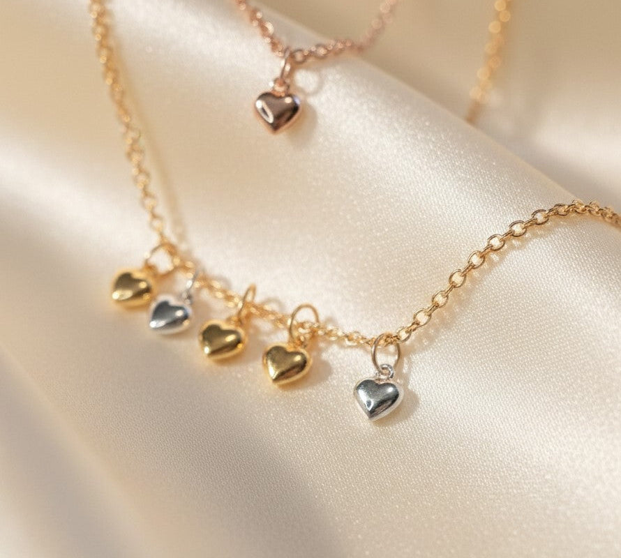 Kleine Herzen Sterlingsilber