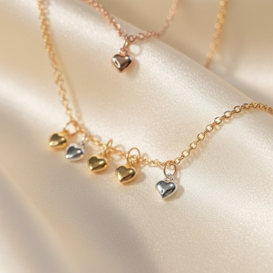 Kleine Herzen Sterlingsilber