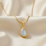 Nola Kette Mondstein • 8k Echtgold